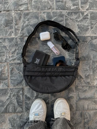 DUMPLING BAG BLACK