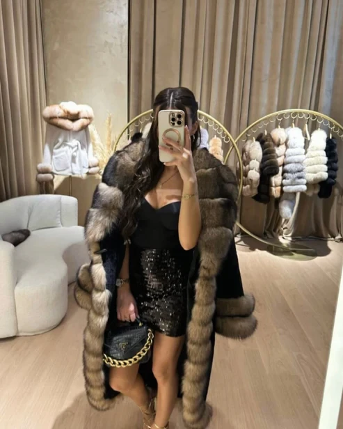 Z⚜️Fox/Alcantara Fur Coat