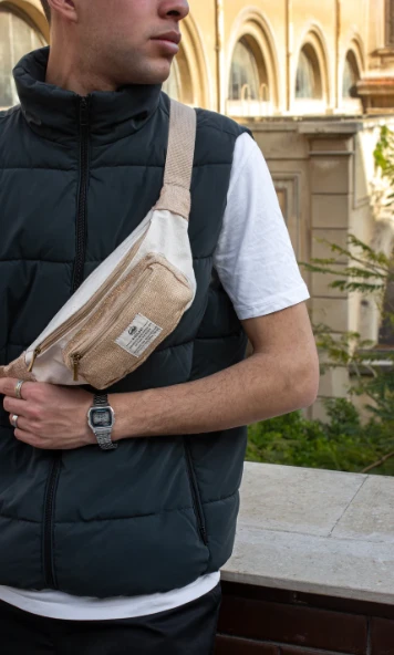 HIPPIE FANNY PACK OFFWHITE