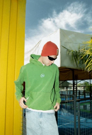 ACID HOODIE GREEN