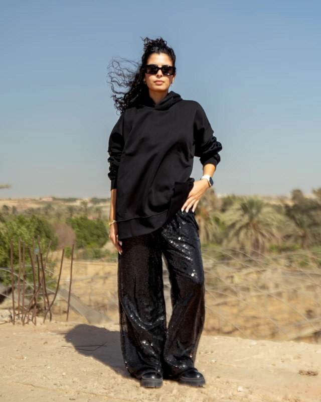 Black Sequins Set