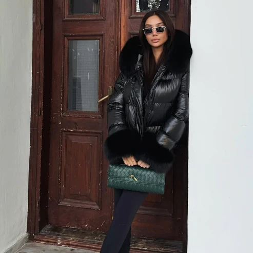 Z⚜️Genuine Fox Fur Puffer
