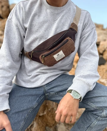 HIPPIE FANNY PACK BROWN