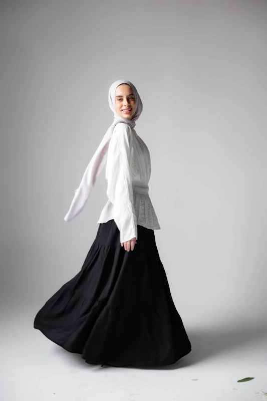 Midnight Breeze Skirt In Black
