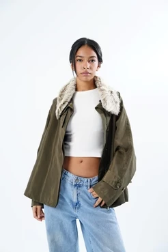 Fur Water Repellent Jacket