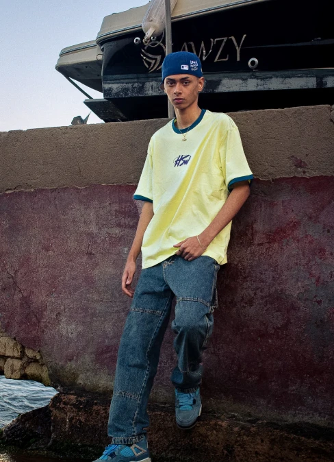 RINGER T-SHIRT YELLOW