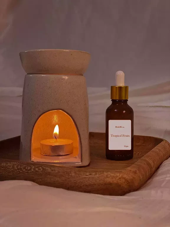 beige oil diffuser