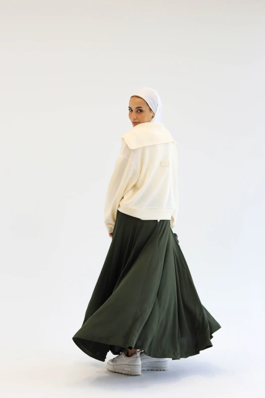 Elyanna lined skirt olive