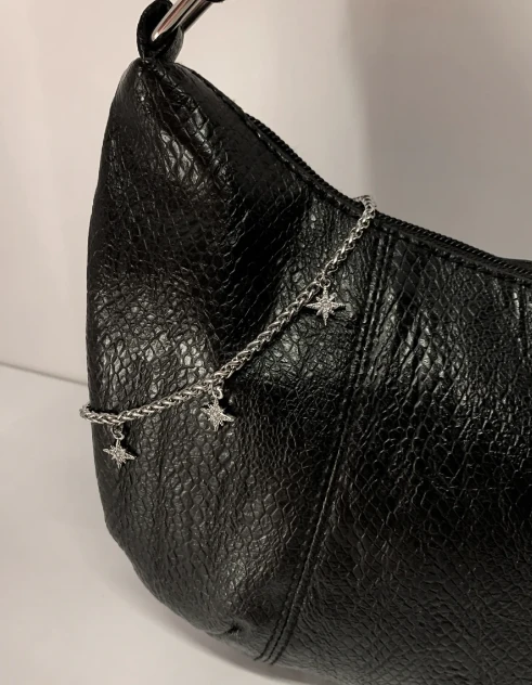STARRY NIGHT SILVER BAG-CHAIN