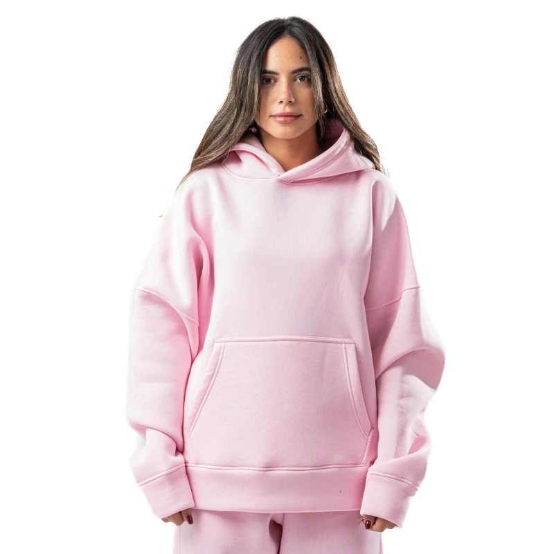 Unisex baby pink hoodie v1