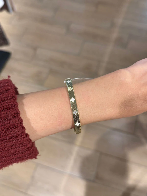White clover Bangle