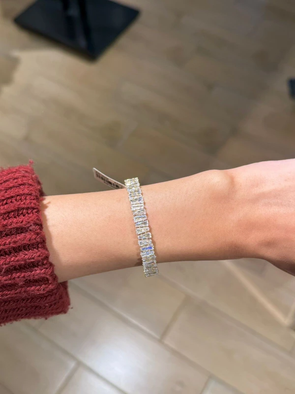 Diamond Row Bangle