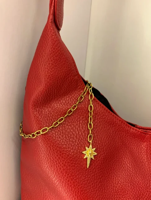 STAR LINK GOLD BAG-CHAIN