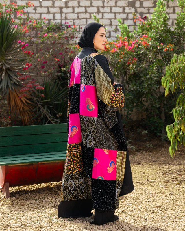 Alya Patchwork Kaftan