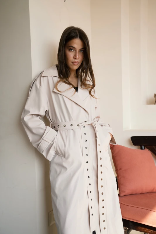 Waterproof Layer Coat - Creme