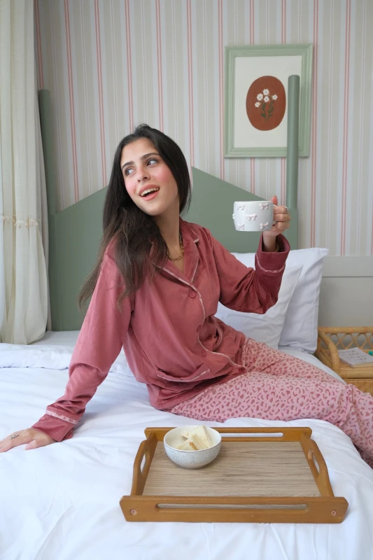 Pink Leopard Pj Set