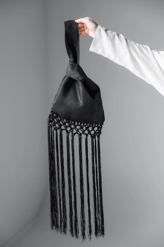 Noir Fringe Bag