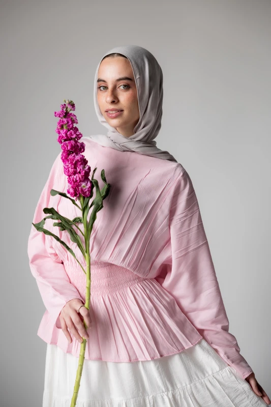 Cloudie Top In Pink