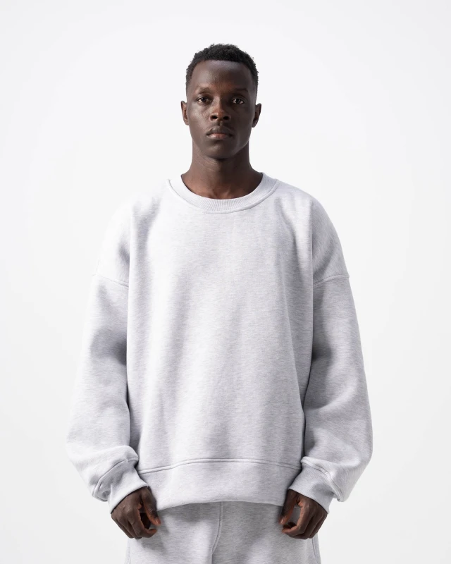 LIGHT GREY CREWNECK
