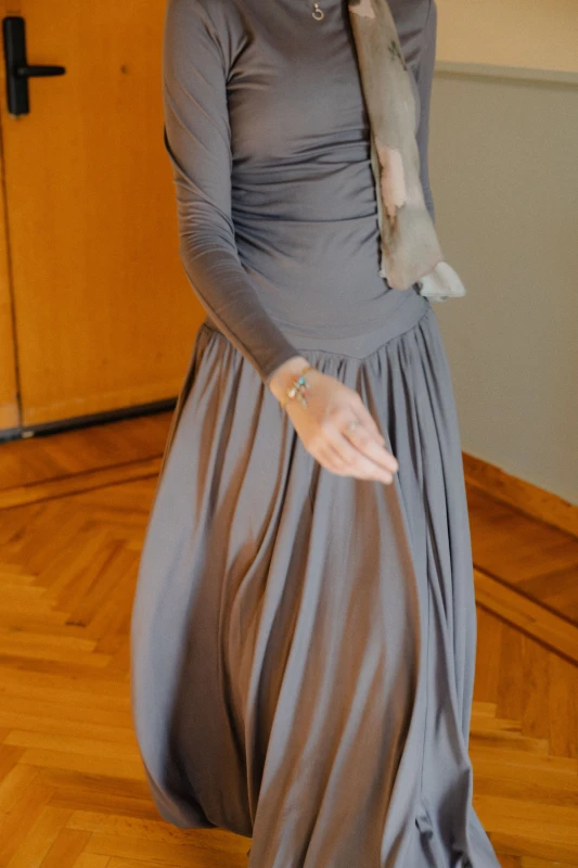Freia skirt in Steel