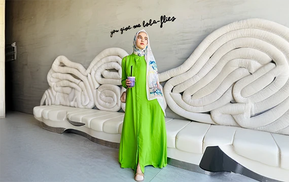 Rahaf linen shirt dress