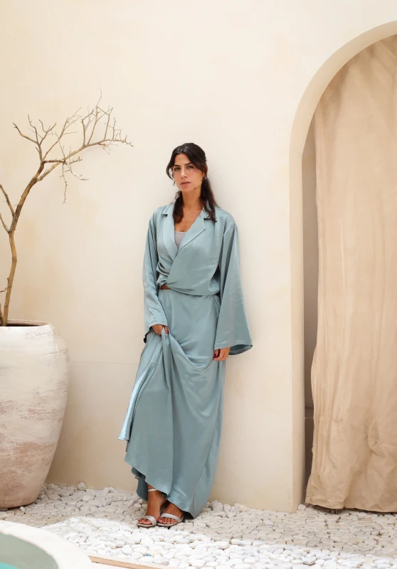The Silky Set - Stone Blue