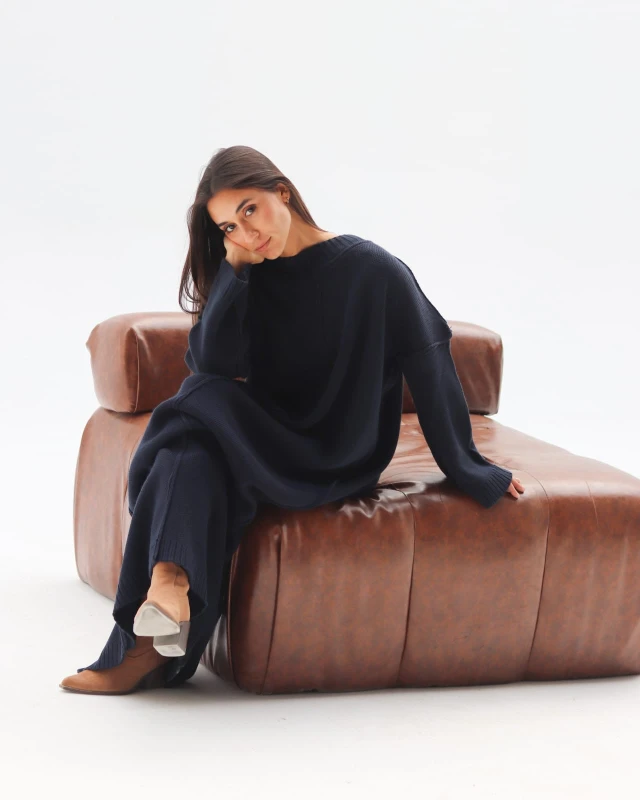 Cozy unfinished dress